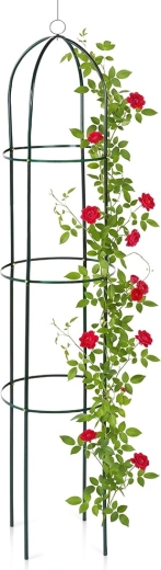 Vilde vrtni obelisk za penjačice 36 × 36 × 194 cm, zeleni