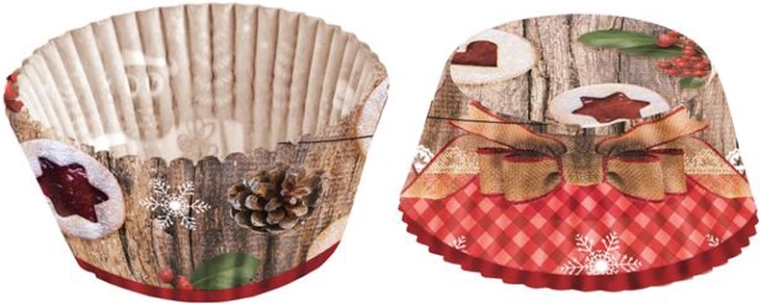 Papirnate košarice za muffine TORO Linzer, 60 kom