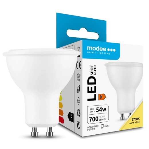 Modee LED žarulja GU10 7 W, 700 lm, 110°, toplo bijela 2700 K