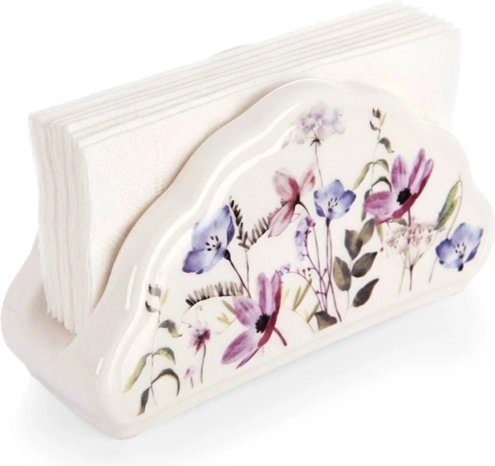 Porculanski držač za salvete LOUKA 13 × 4,5 × 7 cm