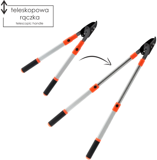 Teleskopske vrtne škare 64–98 cm
