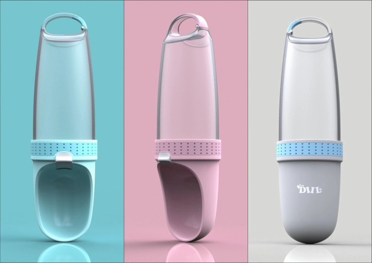 Prijenosna boca za vodu za pse 350 ml