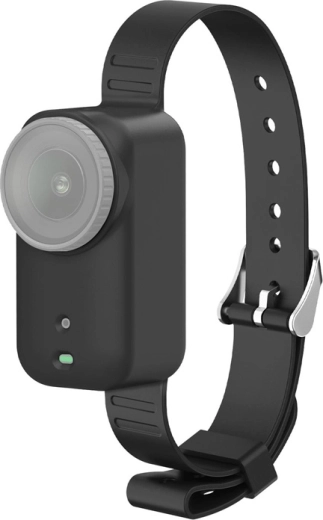 Silikonska traka/ogrlica Puluz za DJI Osmo Nano – crna
