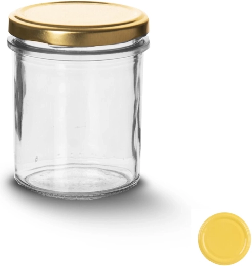 Staklenka za zimnicu s poklopcem, mix 0,2 l