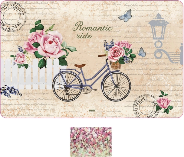 Plastični podmetač Flowers 43 × 28 cm