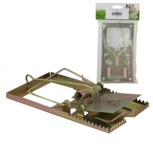 Metalna klopka za miše i štakore 17,5 × 9 cm