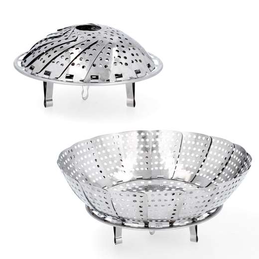 Sklopiva parna košara od nehrđajućeg čelika 24 cm