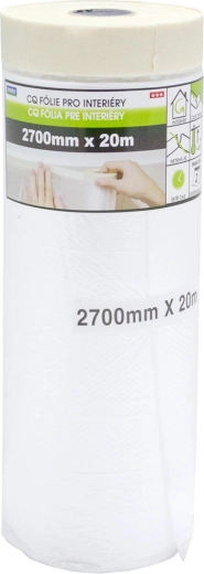 Maskirna unutarnja traka s prekrivnom folijom 270 cm × 17 m