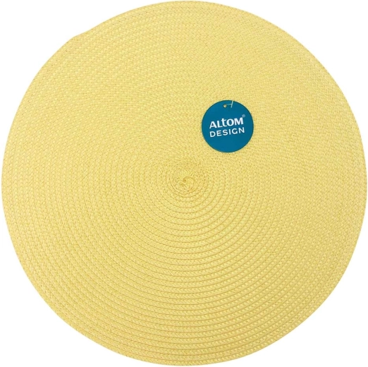 Altom Design okrugli podmetač od polipropilena 38 cm LEMON