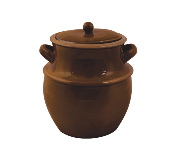 Keramička posuda za fermentaciju s poklopcem 4 l