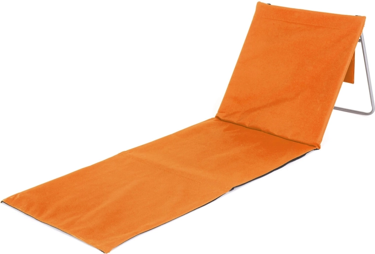 Sklopiva plažna podloga s naslonom AUSTIN 160 × 54 cm, narančasta