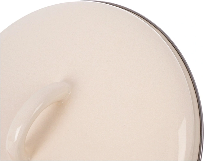 Izdržljiv emajlirani čelik s metalnim obrubom