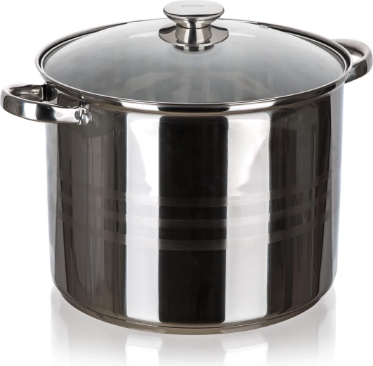 Nerez lonac sa staklenim poklopcem 28 cm 13,5 l LIVING