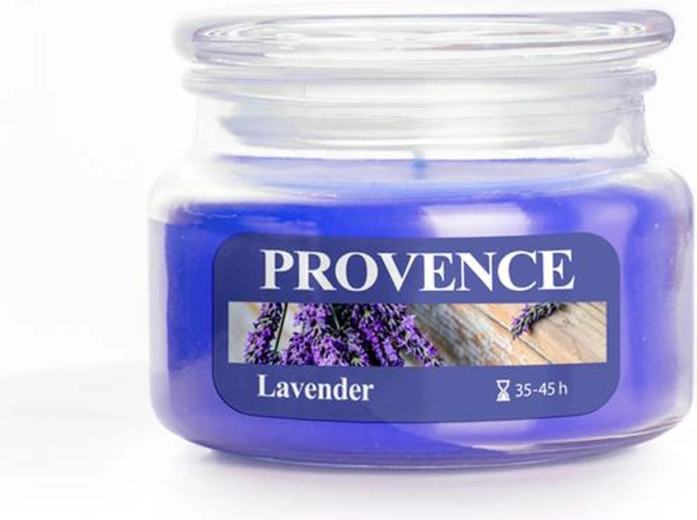 Mirisna svijeća u staklu Provence lavanda 45 sati