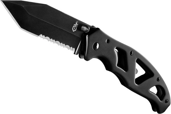 Džepni nož Gerber Paraframe II Serrated Black, potpuno crni