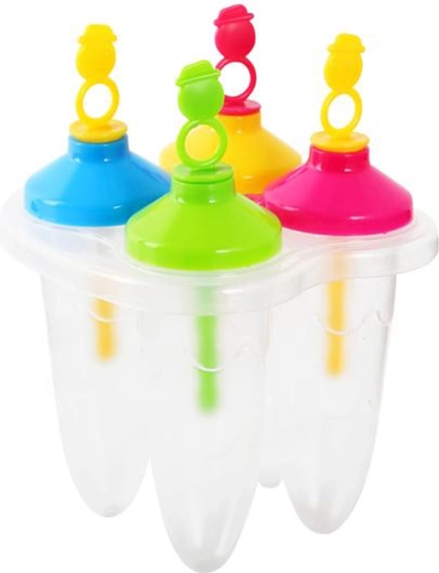 Plastični kalup za sladoled TORO 4×76 ml