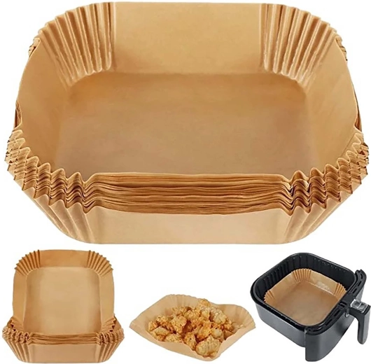 Papirnati kalup za fritezu na vrući zrak 16 × 16 × 4,5 cm (50 kom)