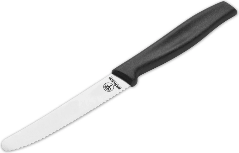 Kuhinjski nož za sendviče Böker Manufaktur Solingen 10,5 cm, crni