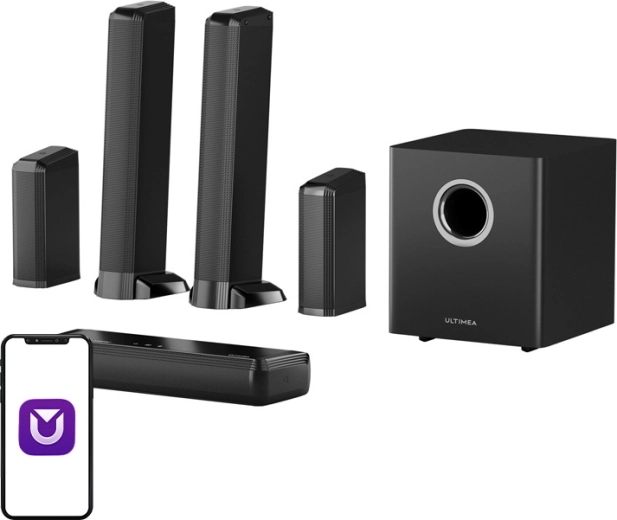 Ultimea Apollo S90 9.1 zvučna traka s Dolby Atmos i RGB pozadinskim osvjetljenjem