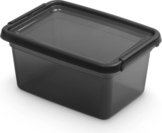 Basestore posuda s poklopcem i kopčama 1,5 l coal