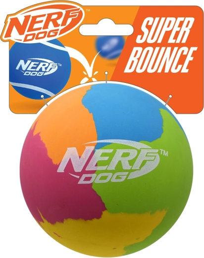 Nerf Dog super odskačuća gumena loptica 9,5 cm