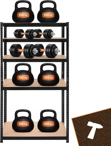 Nosivost 200 kg po polici i ojačane potpore