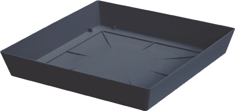 Podložak za cvjetnjak LOFLY SQUARE 20 × 20 cm antracit