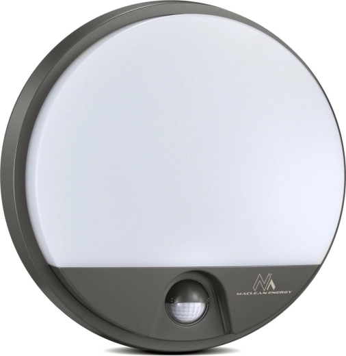 LED lampa s PIR senzorom pokreta 4000K, IP54, zidna/stropna