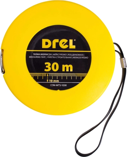 Čelična mjerna traka 30 m × 10 mm Drel