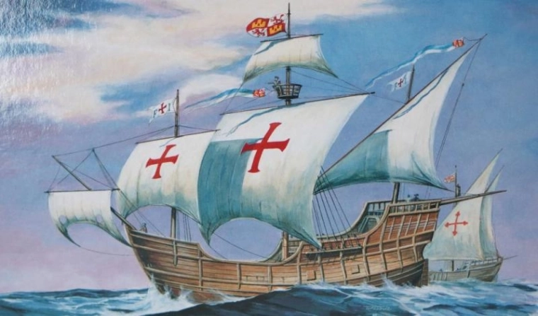 Model broda Santa Maria 1:270
