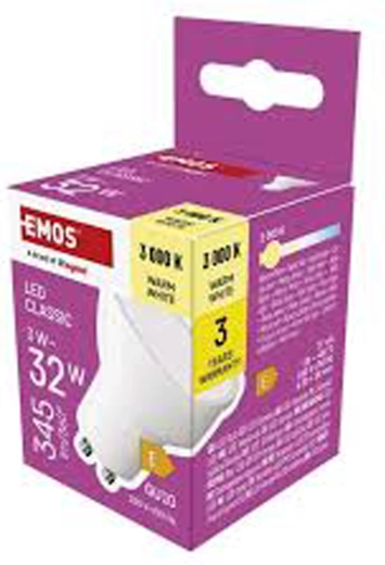 LED žarulja GU10 MR16 3 W toplo bijela 345 lm