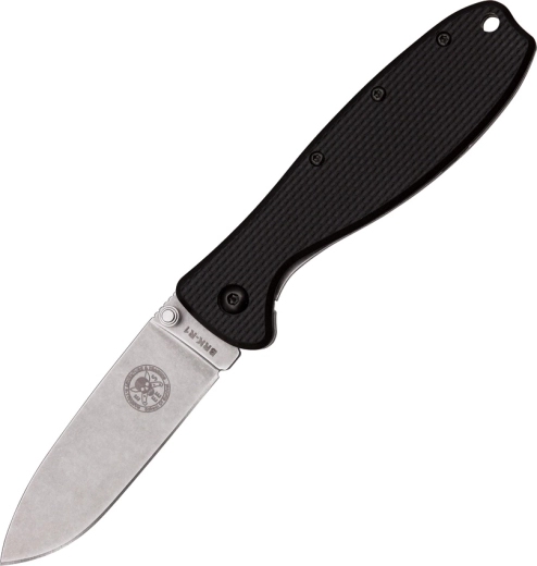 ESEE Zancudo crni džepni nož 7,7 cm, stonewash, FRN
