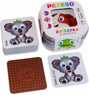 Pexeso za djecu Životinjice u limenoj kutijici