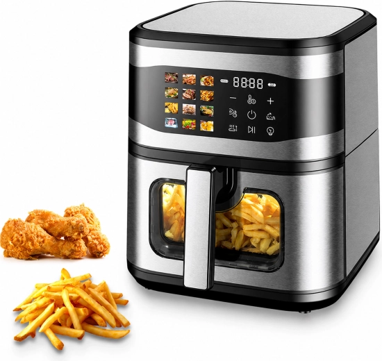 Zračna friteza (air fryer) 8 l 1700 W s 12 programa