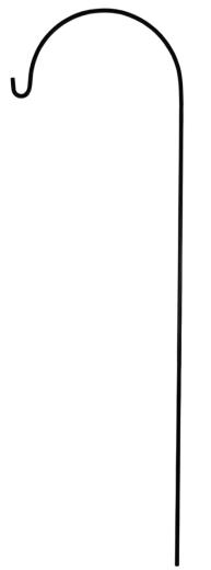 Vrtni kuka za lampione i hranilice 38 × 120 cm