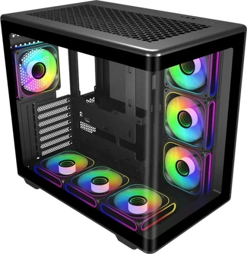 7× ARGB ventilatora i hub u pakiranju