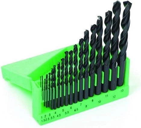 Set svrdla za metal HSS 1–13 mm, 19 dijelova