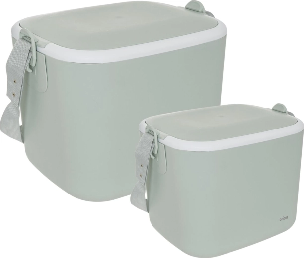 Set plastičnih rashladnih kutija 5,5 l + 14 l, 2 kom, zelenkasta