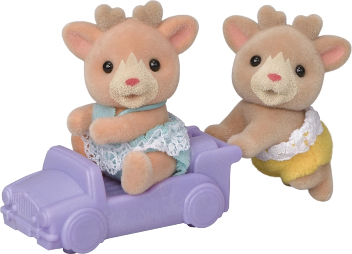 Sylvanian Families blizanci sobova s autićem