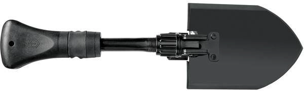Sklopiva lopatica GERBER Gorge 42 cm, čelik, crna, futrola