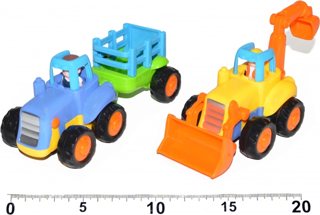 Traktor ili bager s inercijskim pogonom 16 cm
