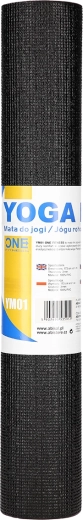 ONE FITNESS YM01 joga prostirka crna