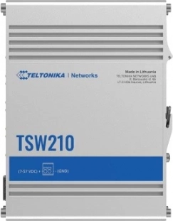 Industrijski Ethernet switch Teltonika TSW210 2xSFP 8xGbE DIN šina