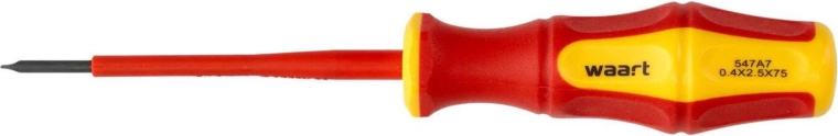 Izolirani plosnati odvijač SL 2,5 × 75 mm