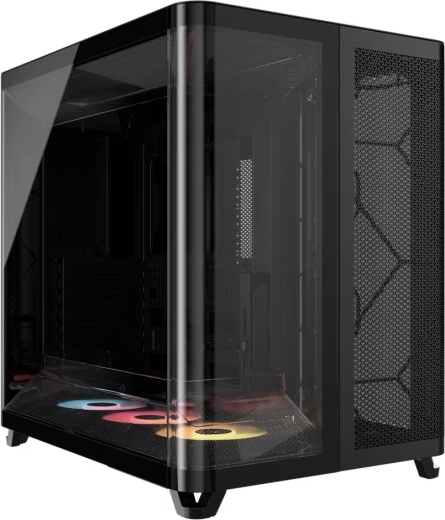 Računalno kućište mid‑tower AIR 5400 RS‑R ARGB, crno