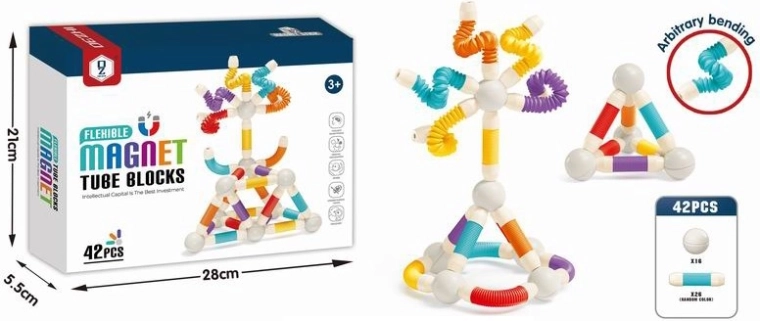 Magnetične konstrukcijske cjevčice – 42 dijelova