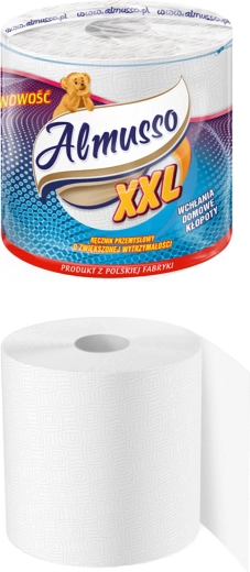 Kuhinjski papirnati ručnici ALMUSSO XXL, 2-slojni, 1 rola, FSC