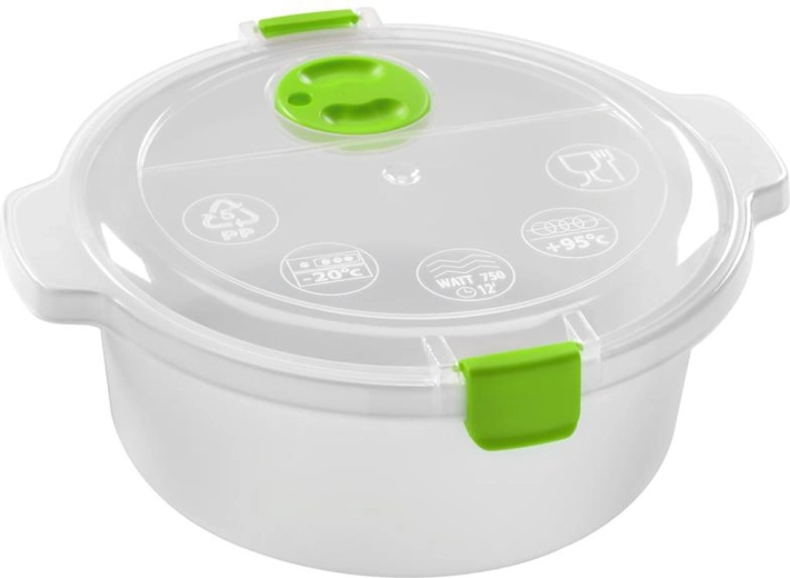 Plastična posuda za mikrovalnu pećnicu s poklopcem 1,4 l HEIDRUN