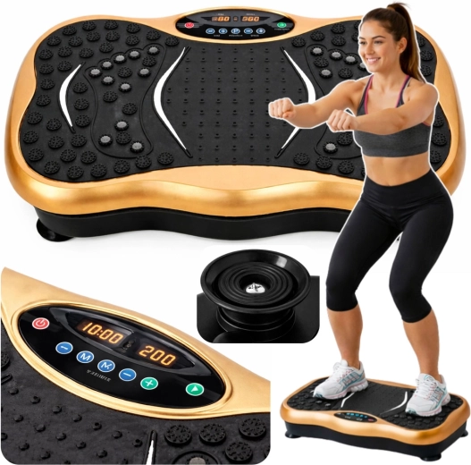 Vibracijska fitness platforma s Bluetooth zvučnicima