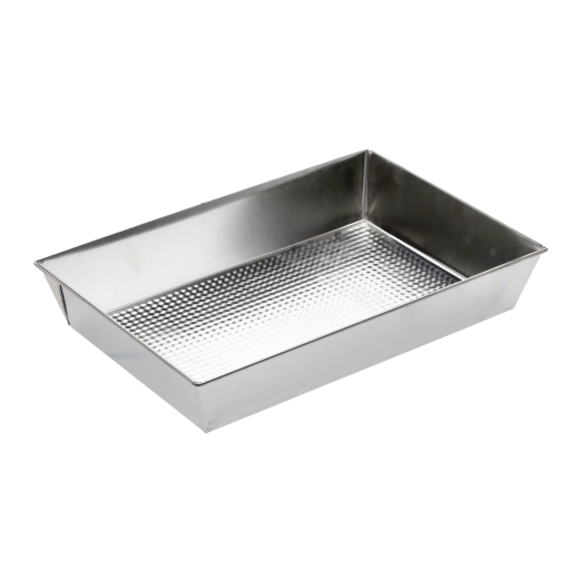 Pekač s reljefnim dnom 36 × 24,5 × 6 cm, pocinčani lim